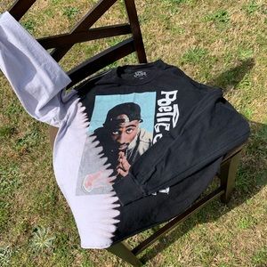 2Pac Poetic Justice, Long Sleeve, Dyed T-shirt
